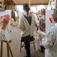 Workshop naaktmodel schilderen tijdens een vrijgezellenfeest op mijn atelier in de steenfabriek in de uiterwaarden van Wageningen, vrouwen schilderen een mannelijk naaktmodel